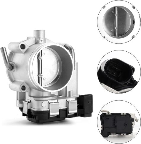 مجموعة جسم الخانق الإلكترونية لـ Volkswagen Beetle Golf Jetta Passat Rabbit 2.5L L5-جزء استبدال OEM # S20432 07K133062A 07K-133-062-A in Saudi Arabia