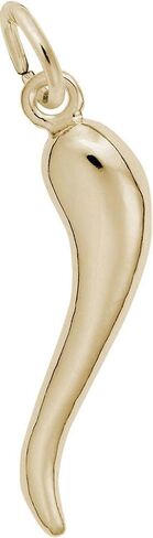 Sterling Silver Italian Horn Charm in Kuwait