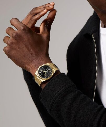 Movado Bold Quest Men's Luxury Chronograph Watch - Swiss Quartz Movement, Stainless Steel Bracelet, Water Resistance 50 Meters (5ATM) - Classic Timepiece - Gift for Him - 42mm in Saudi Arabia