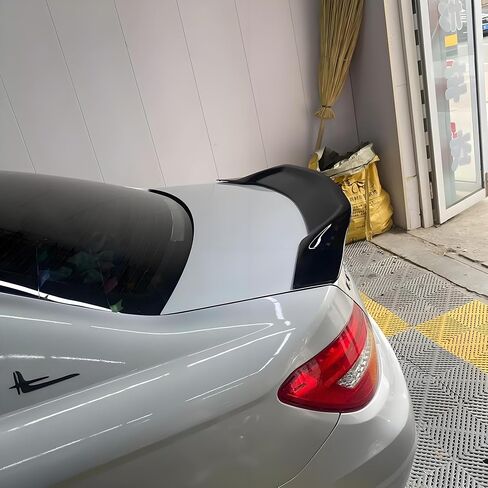 Rear Trunk Spoiler Wing Fit for Mercedes C-Class C250/ C300/ C350/ C63 W204 4-Door Sedan 2008-2014 Gloss Black AMG Style Decklid Lip Exterior Accessories in Saudi Arabia