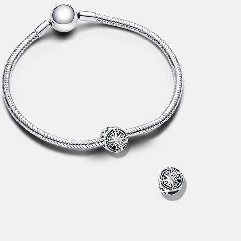 925 سحر الفضة الاسترليني لبراندورا سوار قلادة تتدلى سحر السفر لطيف اليابان سيدة العدالة الإلهة اليونانية هدايا تذكارية حبات المجوهرات DIY للنساء in Kuwait