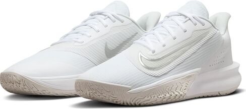 Nike Precision 7 Men's Basketball Shoes (FN4322-100, White/Photon Dust/Light Smoke Grey) Size 7.5 in Saudi Arabia