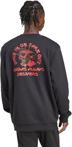adidas Men's Food Noodle Graphic Sweatshirt in Saudi Arabia