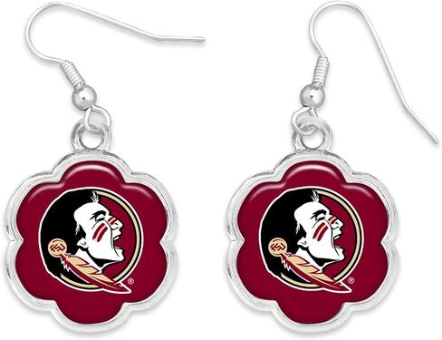 Florida State Seminoles Hazel Silver Earrings Jewelry Gift FSU in Saudi Arabia