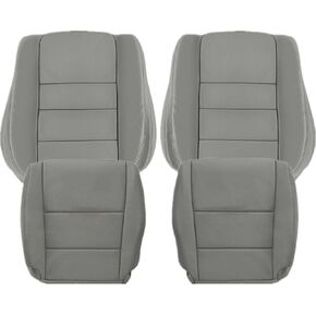 NLQR Front Driver and Passenger Bottom & Top Replacement Seat Covers Tan Microfiber Leather Compatible with Honda Accord 2008 2009 2010 2011 2012 in Kuwait