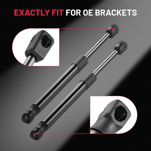 BDFHYK 6469 26.5in/212Lbs (943N) Tailgate Struts Lift Supports Car Hood Holder Gas Spring Compatible with Dodge Durango 2011-2013, Set of 2 in Saudi Arabia