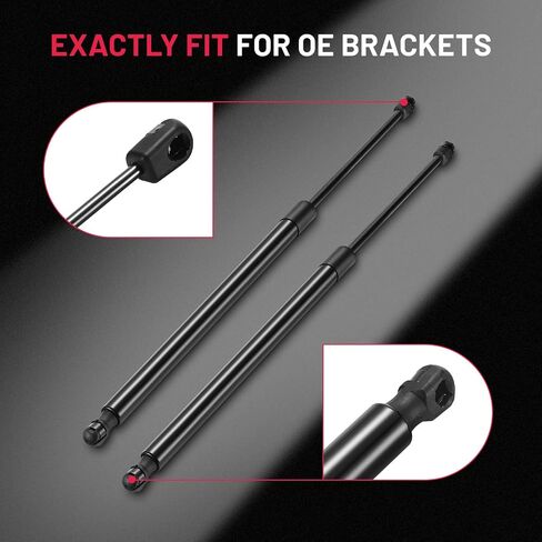 BDFHYK 6469 26.5in/212Lbs (943N) Tailgate Struts Lift Supports Car Hood Holder Gas Spring Compatible with Dodge Durango 2011-2013, Set of 2 in Saudi Arabia