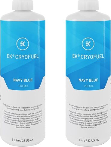EKWB EK-CryoFuel Premix PC Coolant, 1000mL, Clear, 2-Pack in Saudi Arabia