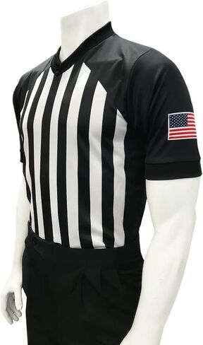 Smitty | USA-216 | College Approved Men's Basketball Collegiate Referee Short Sleeve Shirt | Made in USA | Official's Choice in Saudi Arabia