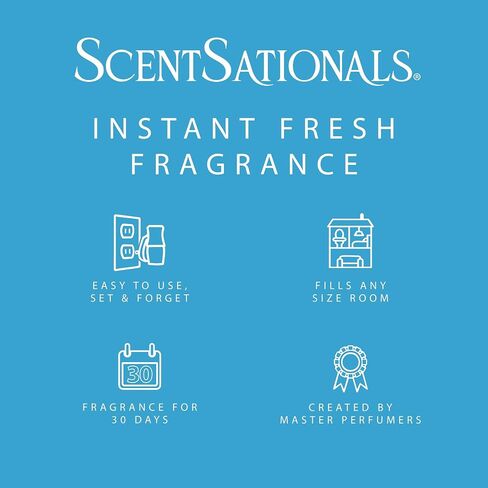Scentsationals Fragrance Oil Plug In Air Freshener Refills 3-Pack - Bubbles - Compatible with ScentSationals & Fusion Diffusers, Long-Lasting Home Fragrance, 0.8 fl oz Each in Saudi Arabia