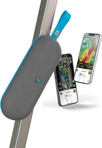 مكبر صوت PPG Golf مع نظام تحديد المواقع العالمي (GPS) مدعوم من Golf Logix - دورات 40K+، صوت ستيريو، حامل مغناطيسي، IPX7 مقاوم للماء، USB-C قابل لإعادة الشحن، بطارية طويلة الأمد in Kuwait