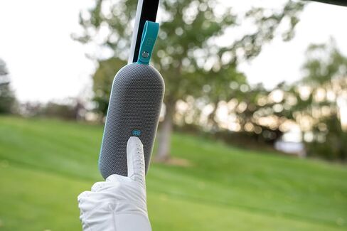 مكبر صوت PPG Golf مع نظام تحديد المواقع العالمي (GPS) مدعوم من Golf Logix - دورات 40K+، صوت ستيريو، حامل مغناطيسي، IPX7 مقاوم للماء، USB-C قابل لإعادة الشحن، بطارية طويلة الأمد in Kuwait