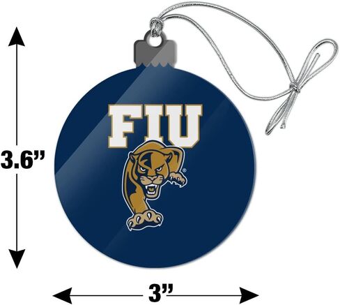 GRAPHICS & MORE Florida International University Primary Logo Acrylic Christmas Tree Holiday Ornament in Saudi Arabia