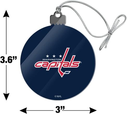 GRAPHICS & MORE Washington Capitals Logo Acrylic Christmas Tree Holiday Ornament in Saudi Arabia