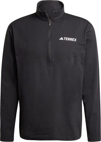 adidas Men's Terrex Multi Half-Zip Long Sleeve Hiking T-Shirt in Saudi Arabia