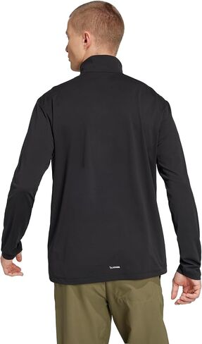 adidas Men's Terrex Multi Half-Zip Long Sleeve Hiking T-Shirt in Saudi Arabia