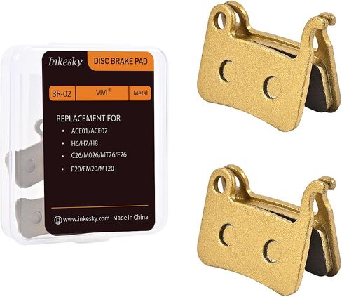 Brake Pads Compatible with VIVI C26/C26UL/M026/MT26/F26/F20/FM20/MT20/ACE07/ACE01/Gopina - 2 Pairs (4 Pads) in Saudi Arabia