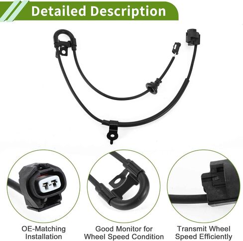 No.8951612080 ABS Wheel Speed Senor for Toyota for Scion XB L4 2.4L 2005-2015 Rear Left ABS Sensor Anti-lock Braking System Sensor 1 Pcs in Saudi Arabia