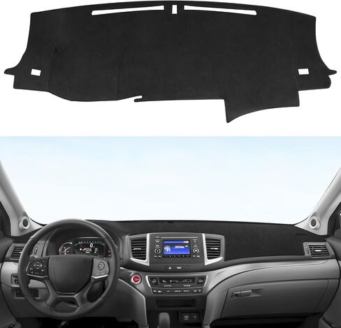 YOJOJOCO Dash Cover for Honda Pilot 2025 2024 2023 (Without HUD) Accessories Flannel Dashboard Cover Dash Mat Center Console Cover Sunshield Protector Pad in Kuwait