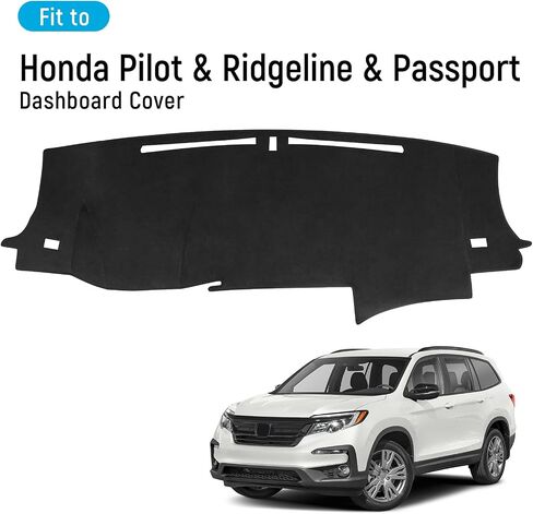 YOJOJOCO Dash Cover for Honda Pilot 2025 2024 2023 (Without HUD) Accessories Flannel Dashboard Cover Dash Mat Center Console Cover Sunshield Protector Pad in Kuwait