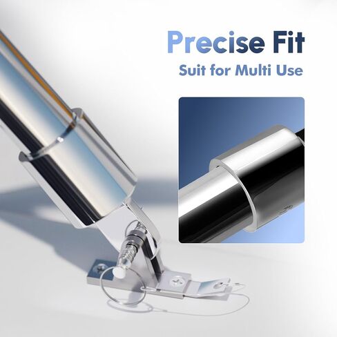 الأجهزة العلوية للقارب بيميني، الفولاذ المقاوم للصدأ 316 Marine Bimini Top Cap تركيبات نهاية العين الخارجية، تناسب أنابيب مستديرة 7/8 بوصة 1 بوصة 1-1/4 بوصة (معرف النهاية بواسطة CNC) in Kuwait