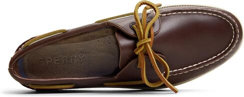Sperry Men's Authentic Original 2-Eye Boat Shoe, White, 12 Wide in Saudi Arabia