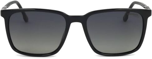 Carrera Men's 259/S Rectangular Sunglasses, Black/Polarized Gray, 55mm, 18mm in Saudi Arabia