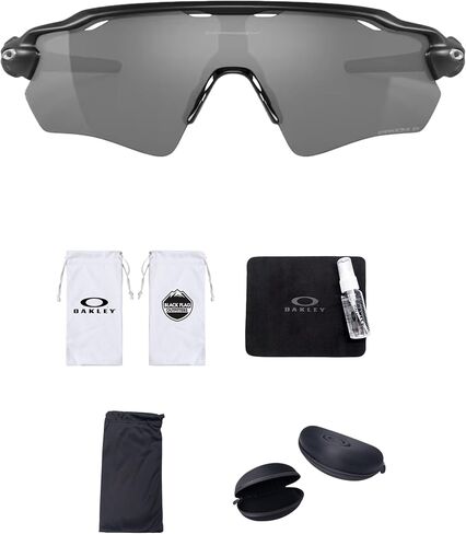 Oakley Radar EV Path OO9208 Shield Sunglasses | Bundle with Cleaning Kit & White Microfiber Bag in Saudi Arabia