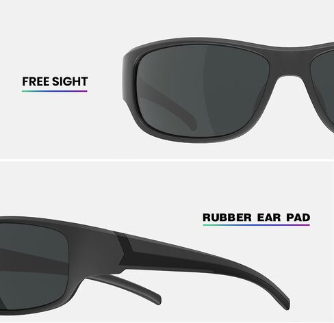 Sports Sunglasses for Men, Polarized Mens Sunglasses Sport Sun Glasses for Golf Fishing Driving Running Cycling 4 Pack in Saudi Arabia