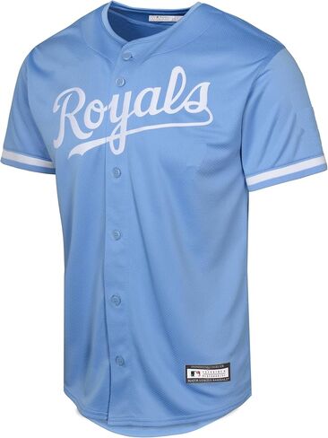 بوبي ويت جونيور كانساس سيتي رويالز MLB للأطفال الشباب 8-20 أزرق فاتح لاعب بديل جيرسي in Saudi Arabia