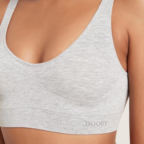 Boody Women's Padded Shaper Bra - Womens Seamless Pullover Padded Bralette with Support and Removable Padding for Women, 80% Viscose Made from Bamboo for All-Day Comfort - Dark Olive, X-Large in Kuwait