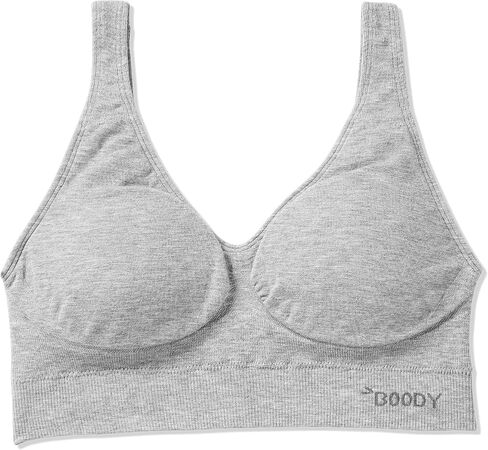 Boody Women's Padded Shaper Bra - Womens Seamless Pullover Padded Bralette with Support and Removable Padding for Women, 80% Viscose Made from Bamboo for All-Day Comfort - Dark Olive, X-Large in Kuwait