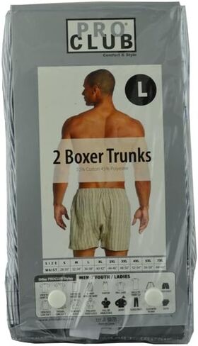 Pro Club Mens Boxer Trunks مجموعة من 2 in Saudi Arabia