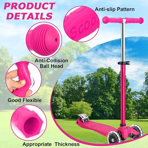 مقابض مقبض السكوتر متوافقة مع مادة مايكرو مضادة للانزلاق، مادة جل السيليكا 22 مم، زوج واحد (قطعتان) in Kuwait