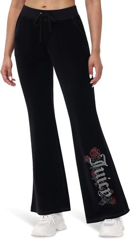 Juicy Couture Womens Heritage Low Rise Snap Pocket Track Pants in Saudi Arabia