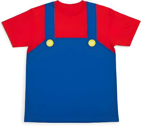 Colored Overalls Shirt for Mens - Men Women Teens Tshirt Onesie Cosplay Halloween Christmas Costumes in Saudi Arabia