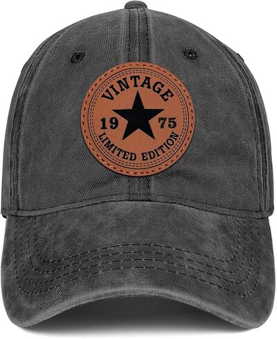 65th Birthday Gifts for Men Women 1960 Hat Baseball Cap Black in Saudi Arabia