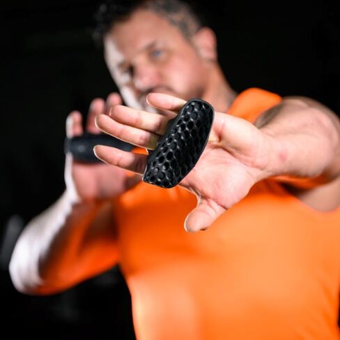Weight Lifting Grips for Men & Women, Non-Slip Rubber Gym Grips for Hand Protection, Weightlifting Grips for Workout, Dumbbell Gripper, Deadlift Grip Pad One Size (1 Pair) in Saudi Arabia