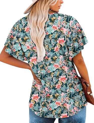 فقط TUNIC TUNIC TUNIC TOPS TUNIC SIMEVE SLEEVE PULLF القمصان القصيرة الأكمام in Kuwait