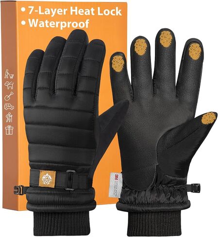RIGWARL Winter Gloves Women for Snow Sports, Ski Gloves Waterproof for Cold Weather, Anti-Slip Palm Touchscreen 3M Thinsulate Glove in Saudi Arabia