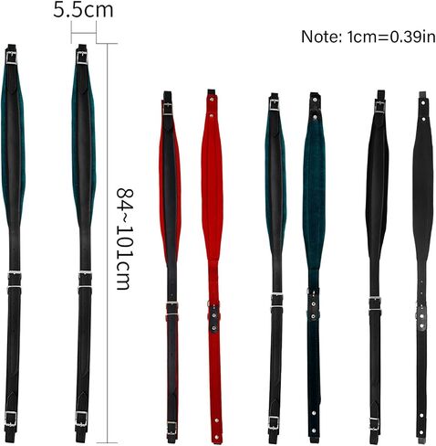 Accordion Harness Straps, Adjustable PU Leather Shoulder Strap, Padded Harness Strap Belt For 16-120 Bass in Saudi Arabia
