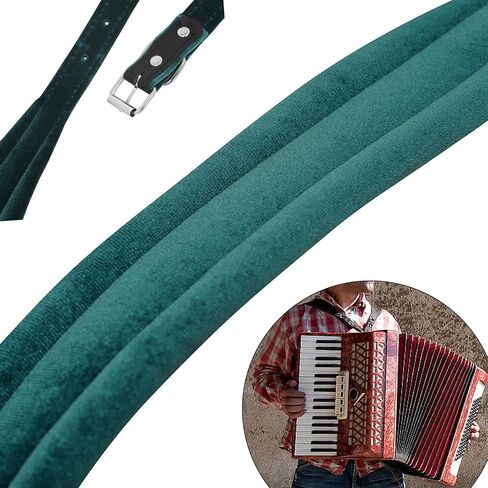 Accordion Harness Straps, Adjustable PU Leather Shoulder Strap, Padded Harness Strap Belt For 16-120 Bass in Saudi Arabia