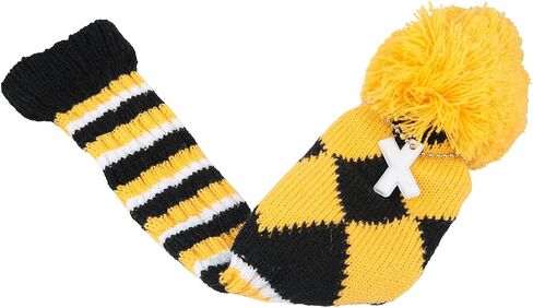 Knit Pom Pom Golf Club Hybrid Head Cover Utility Cover UT Cover Multiple Colors for Option in Saudi Arabia