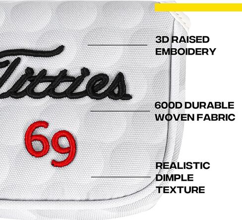 أغطية رأس الجولف المضحكة - غطاء رأس السائق على شكل برميل، خشب الممر 3 الخشب والهجين، أغطية المضرب للشفرة والمطرقة مع تطريز مرتفع ثلاثي الأبعاد - هدية وإكسسوارات فريدة للجولف in Kuwait