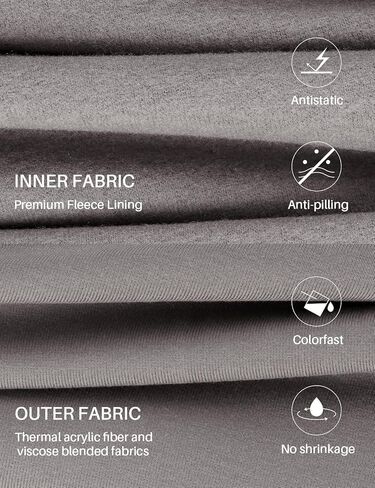 ملابس داخلية حرارية للسيدات، طبقة أساسية طويلة من الجينز للطقس البارد، مجموعات حرارية فائقة النعومة مبطنة بالصوف من الأعلى والأسفل in Kuwait