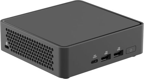 ASUS NUC 15 Pro Slim Full System Mini PC with Intel Series 2 Core 7 240H, 16GB DDR5 RAM, 512GB PCIe G4x4 NVMe SSD, Thunderbolt™ 4, WiFi 7 & Bluetooth 5.4, Toolless Chassis Access, VESA Mount Included in Saudi Arabia