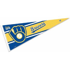 Brewers Retro Vintage Throwback Full Size Pennant Flag in Saudi Arabia
