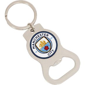 Desert Cactus Manchester City Keychain Man City MCFC Soccer Football Bottle Opener Keychain Car Keys (Silver Bottle) in Kuwait