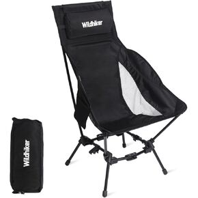Portable Lightweight Folding Camping Chair – High Back, Pillow, Arm Flaps, Side Pockets – Compact Chair for Motorcycle, RV, Festival, Travel – Green in Saudi Arabia