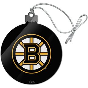 الرسومات والمزيد شعار Boston Bruins زينة أكريليك لشجرة عيد الميلاد in Kuwait